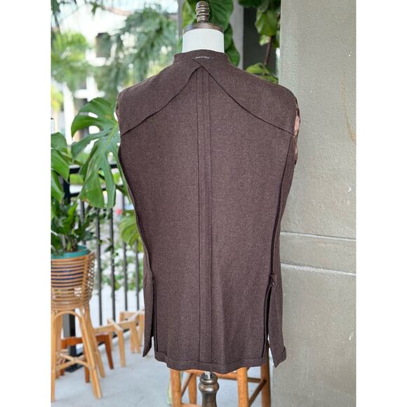Canali Made in Italy Men’s 38L Kei Brown Cashmere-Wool Sport Coat Blazer Jacket - Picture 4 of 12